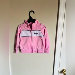 Puma Pink and White Kids' Jacket 18 Months